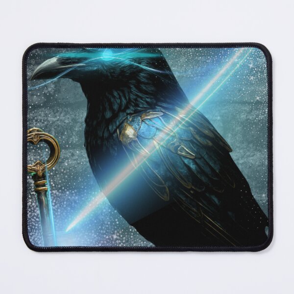 Item preview, Cyber-Alchemy V: The Arcane Raven Guardian designed and sold by Diseño que alegran tu día.