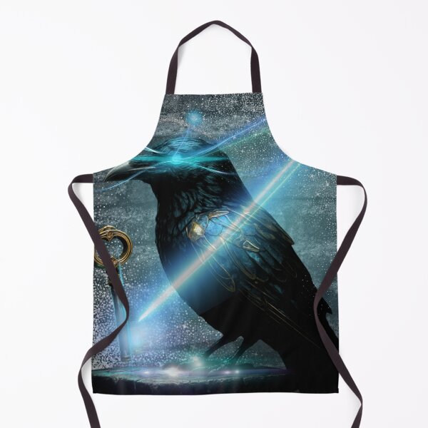 Item preview, Cyber-Alchemy V: The Arcane Raven Guardian designed and sold by Diseño que alegran tu día.