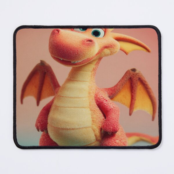 Item preview, Adorable Plush Style Dragon Mythical Creature designed and sold by NicolasGlowArt.