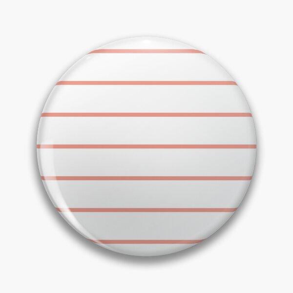 Item preview, White And Coral Horizontal Pinstripes Pattern designed and sold by pattern-archive.