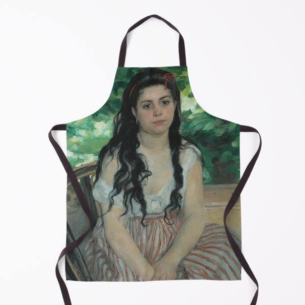 Item preview, Summer by Pierre-Auguste Renoir: Impressionist Garden Portrait Poster designed and sold by artofuniverse.