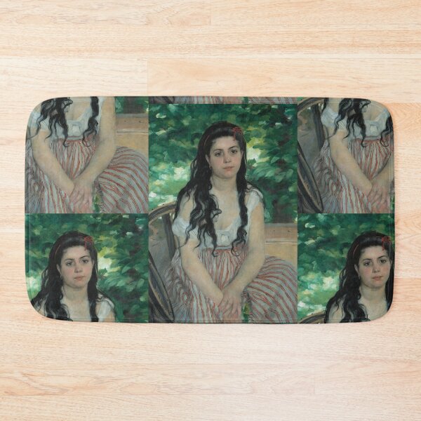 Item preview, Summer by Pierre-Auguste Renoir: Impressionist Garden Portrait Poster designed and sold by artofuniverse.