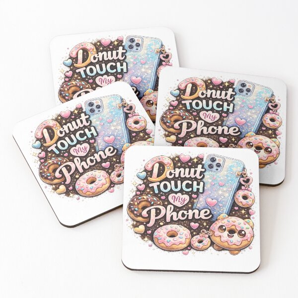 Item preview, Donut Touch My Phone designed and sold by Yousrashirt ⭐⭐⭐⭐⭐.