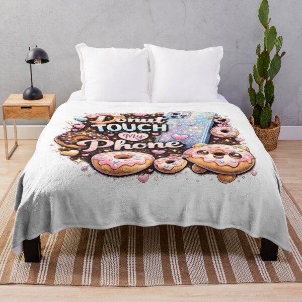 Item preview, Donut Touch My Phone designed and sold by Yousrashirt ⭐⭐⭐⭐⭐.