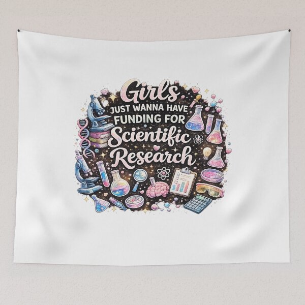 Item preview, Girls just wanna have funding for scientific research  designed and sold by Yousrashirt ⭐⭐⭐⭐⭐.