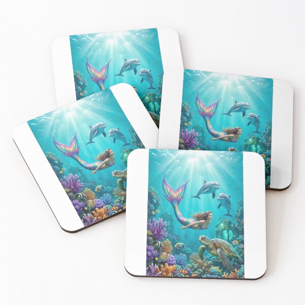Item preview, Mermaid in an underwater scene designed and sold by carlsmart1.