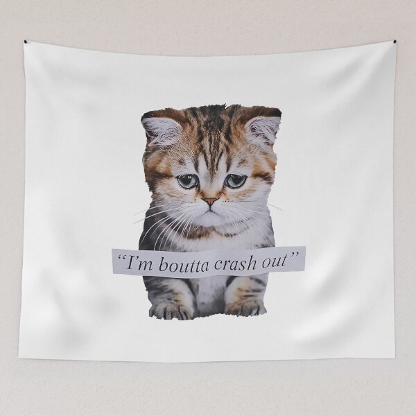 Item preview, I'm boutta crash out Cat  designed and sold by Hedoraxe.