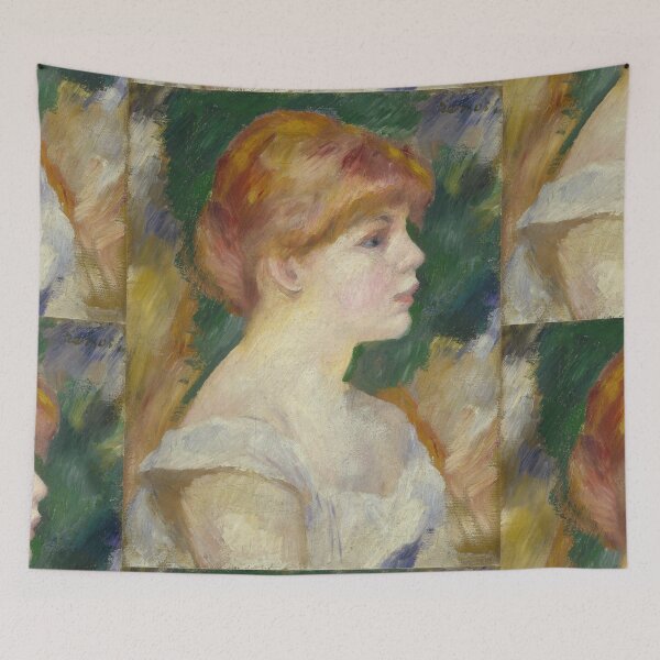 Item preview, Suzanne Valadon by Pierre-Auguste Renoir: Intimate Impressionist Portrait Poster designed and sold by artofuniverse.