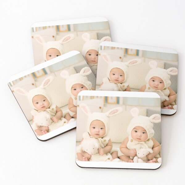 Item preview, “Adorable Twin Baby Bunnies – Cute Matching Newborn Duo | Nursery Aesthetic Design” designed and sold by StyleForge Apparel.
