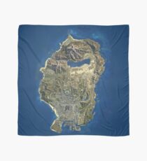 Grand Theft Auto V Los Santos Map Scarf