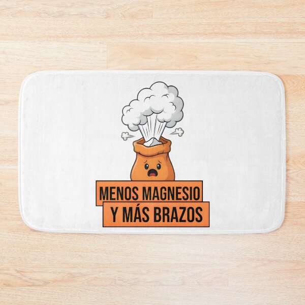 Item preview, Less Chalk More Arms - Funny Spanish Climbing Mascot designed and sold by LoopassVD.