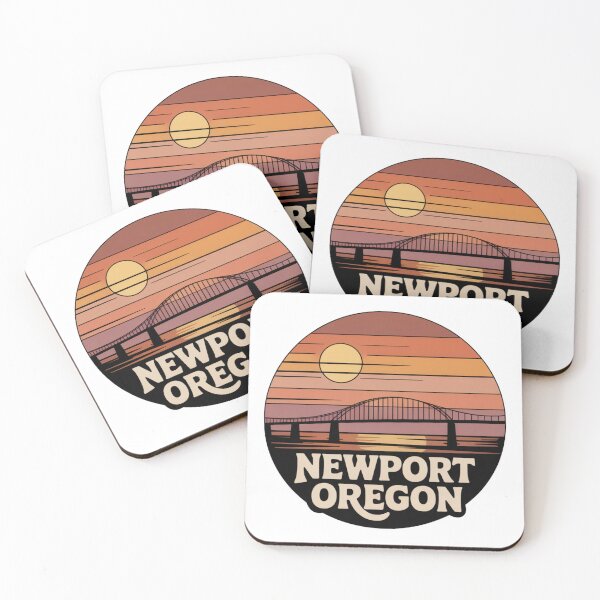 Item preview, Newport Oregon: Sunset Bridge Badge designed and sold by CircinusStore.
