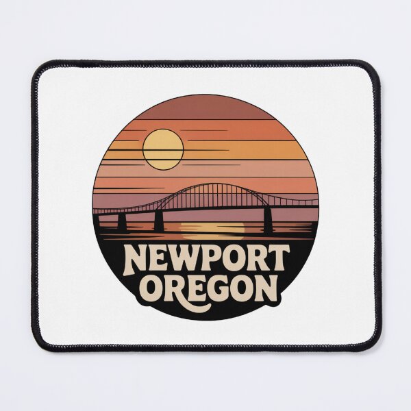 Item preview, Newport Oregon: Sunset Bridge Badge designed and sold by CircinusStore.