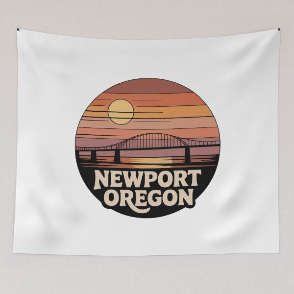 Item preview, Newport Oregon: Sunset Bridge Badge designed and sold by CircinusStore.