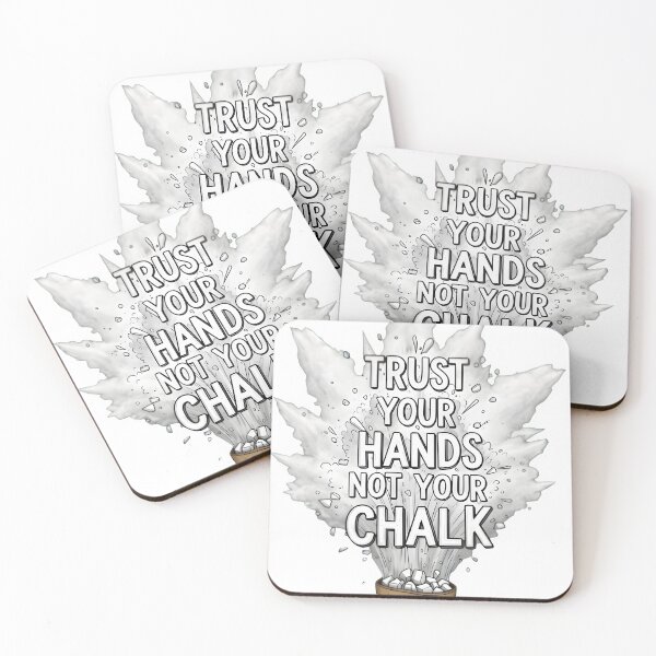 Item preview, Trust Your Hands Chalk Explosion - Epic Climbing Art designed and sold by LoopassVD.