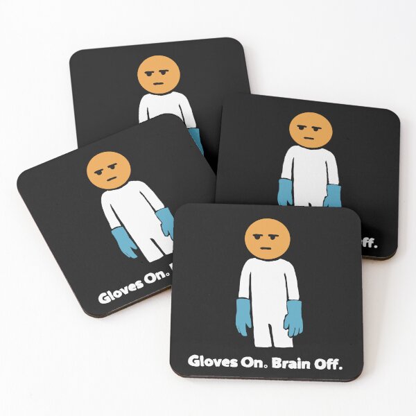 Item preview, Gloves On Brain Off Funny Lab Technician Shirt | Lab Assistant Humor Gift | Science Lab Worker Tee designed and sold by Popstudio85.