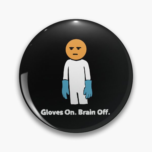 Item preview, Gloves On Brain Off Funny Lab Technician Shirt | Lab Assistant Humor Gift | Science Lab Worker Tee designed and sold by Popstudio85.