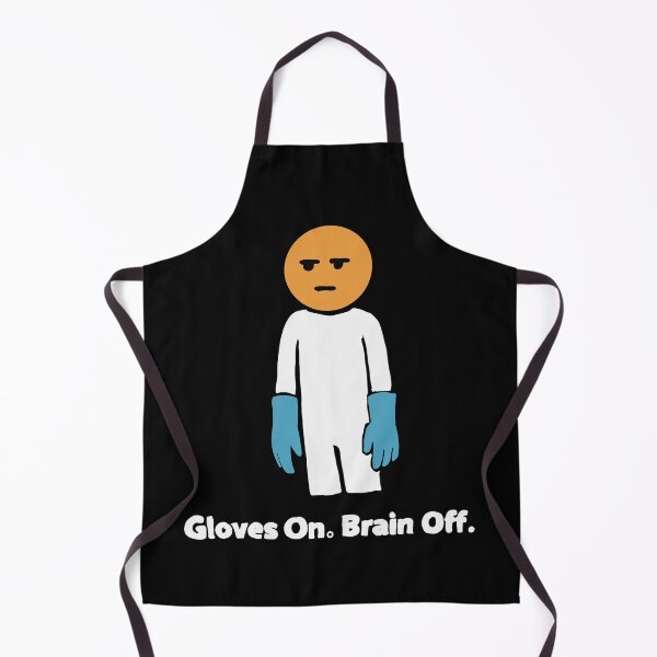 Item preview, Gloves On Brain Off Funny Lab Technician Shirt | Lab Assistant Humor Gift | Science Lab Worker Tee designed and sold by Popstudio85.