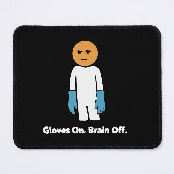 Item preview, Gloves On Brain Off Funny Lab Technician Shirt | Lab Assistant Humor Gift | Science Lab Worker Tee designed and sold by Popstudio85.