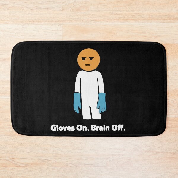 Item preview, Gloves On Brain Off Funny Lab Technician Shirt | Lab Assistant Humor Gift | Science Lab Worker Tee designed and sold by Popstudio85.