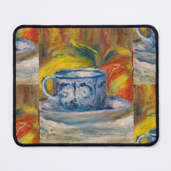 Item preview, Tasse Et Fruits by Pierre-Auguste Renoir: Colorful Impressionist Still Life Poster designed and sold by artofuniverse.