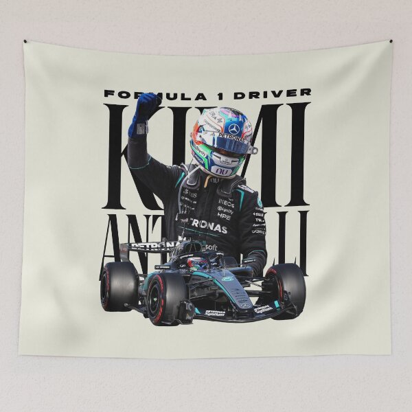 Item preview, Kimi Antonelli F1 Racing Vintage Formula 1 Grand Prix Motorsport Antonelli Fan designed and sold by Kovav.