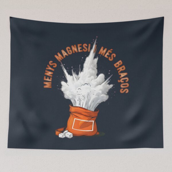 Item preview, Less Chalk More Arms - Explosive Climbing Chalk Bag Art designed and sold by LoopassVD.