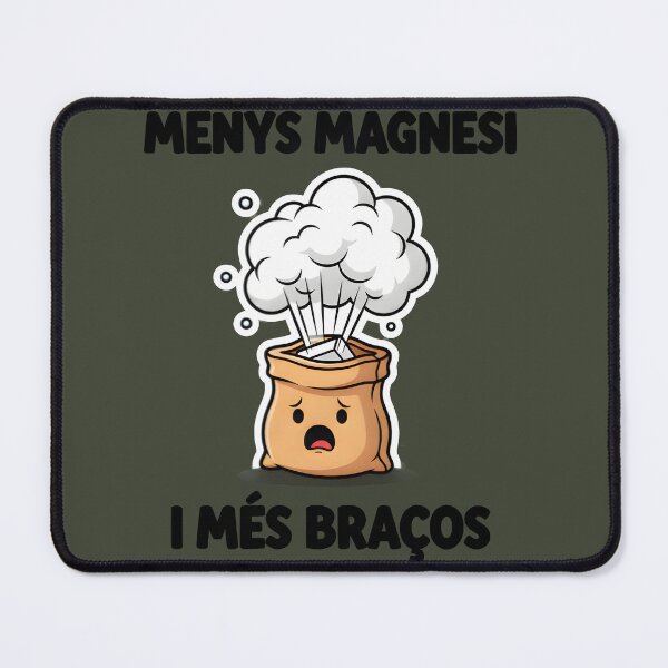 Item preview, Menys Magnesi i Més Braços – Funny Catalan Climbing Mascot. designed and sold by LoopassVD.