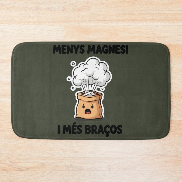 Item preview, Menys Magnesi i Més Braços – Funny Catalan Climbing Mascot. designed and sold by LoopassVD.