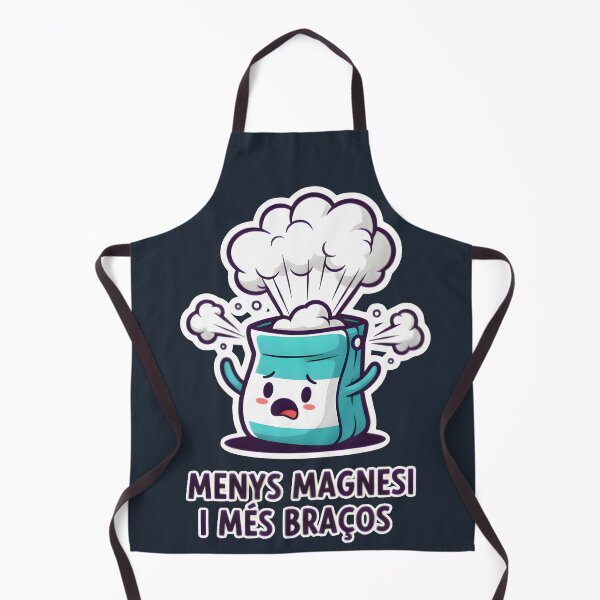 Item preview, Stressed Chalk Bag Mascot - Aqua Blue Climbing Art designed and sold by LoopassVD.