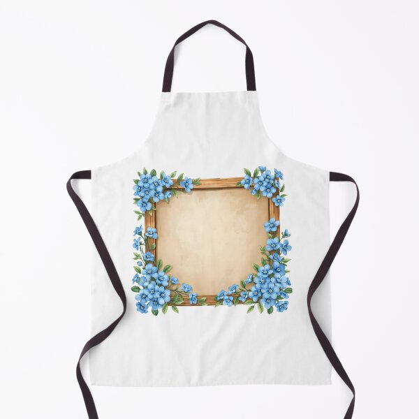 Item preview, School bulletin board with little blue forget-me-nots designed and sold by uunaa.