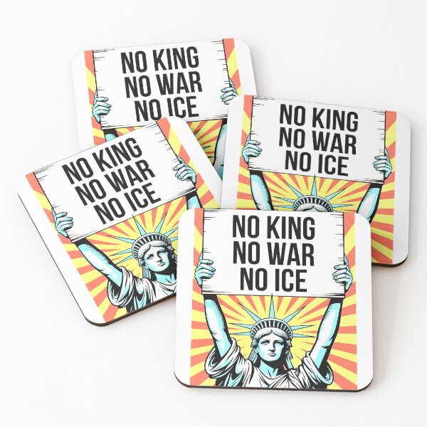 Item preview, No King No War No ICE designed and sold by DesignOasis-.