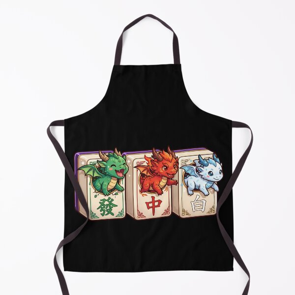 Item preview, Chibi Mahjong Dragons designed and sold by Funny Vintage Stickers And T-Shirts.