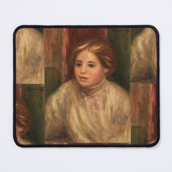 Item preview, Tete De Femme Blonde by Pierre-Auguste Renoir: Impressionist Portrait Poster designed and sold by artofuniverse.