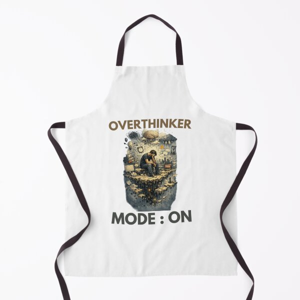 Item preview, Overthinker Mode On T-Shirt – Funny Stress, Anxiety, Overthinking Shirt designed and sold by JVDesignsShop.