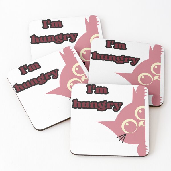 Item preview, cat saying "I'm hungry" designed and sold by geekmania48.