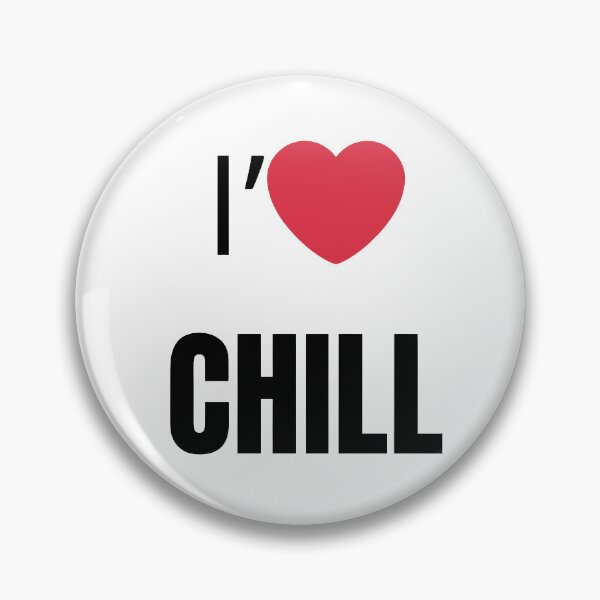 Item preview, I ❤️ Chill T-Shirt – Relaxed Lifestyle Minimalist Design designed and sold by DuoVibe.