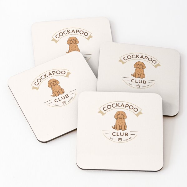 Item preview, Cockapoo Club Minimal Logo – Cute Cockapoo Puppy Gift, Cavapoo Cavoodle Dog Lover Aesthetic Design designed and sold by astersgraphics.