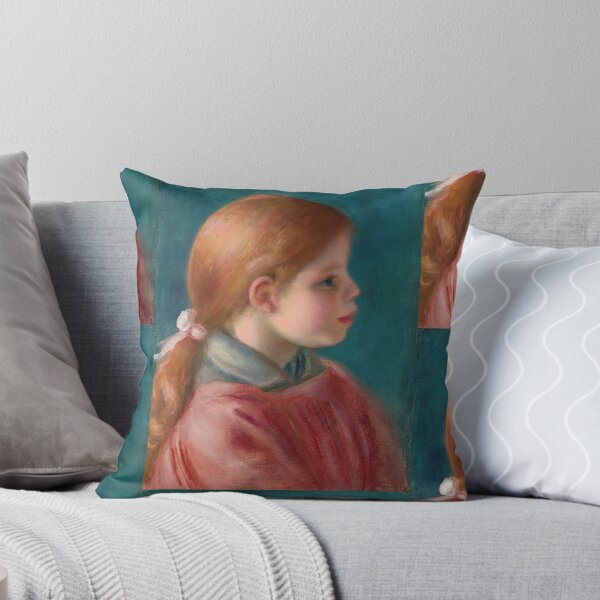 Item preview, Tete De Jeune Fille by Pierre-Auguste Renoir: Impressionist Portrait Poster designed and sold by artofuniverse.