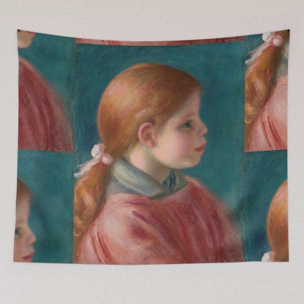 Item preview, Tete De Jeune Fille by Pierre-Auguste Renoir: Impressionist Portrait Poster designed and sold by artofuniverse.