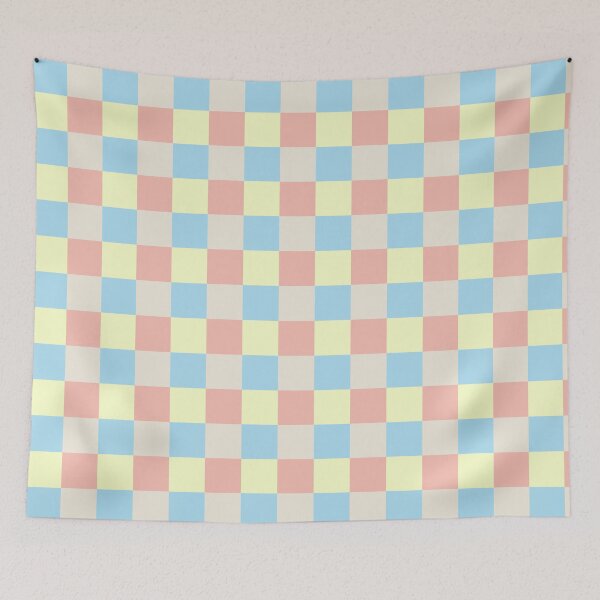 Item preview, Patrón de cuadros pastel designed and sold by The Innocent Ghost Project.