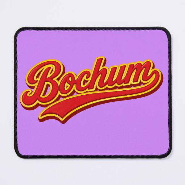 Item preview, Bochum Retro Script Typography – Vintage Ruhrgebiet City Pride Street Style Poster designed and sold by Myōhō Print Co..