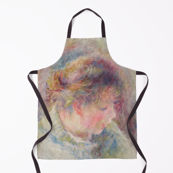 Item preview, Tete De Jeune Fille by Pierre-Auguste Renoir: Romantic Impressionist Portrait designed and sold by artofuniverse.