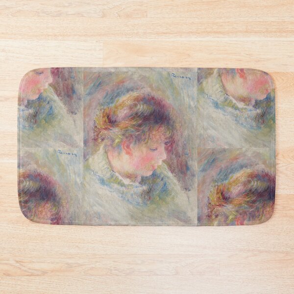 Item preview, Tete De Jeune Fille by Pierre-Auguste Renoir: Romantic Impressionist Portrait designed and sold by artofuniverse.