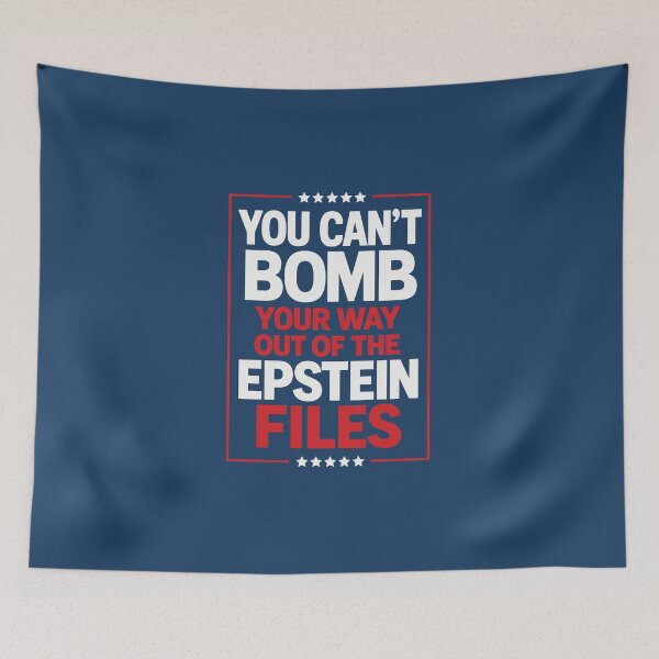 Item preview, You Can't Bomb Your Way Out of the Epstein Files Protest designed and sold by Saitokuu7Art.