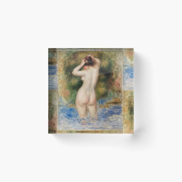 Item preview, The Bather by Pierre-Auguste Renoir: Impressionist Nude Fine Art Poster designed and sold by artofuniverse.