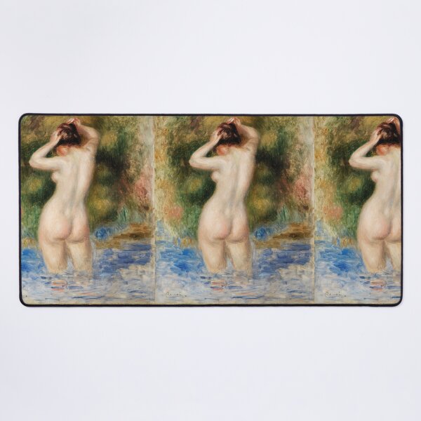 Item preview, The Bather by Pierre-Auguste Renoir: Impressionist Nude Fine Art Poster designed and sold by artofuniverse.