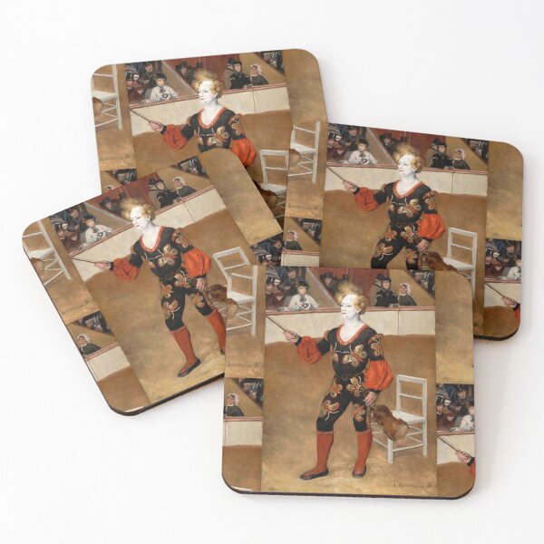 Item preview, The Clown by Pierre-Auguste Renoir: Vintage Circus Fine Art Poster designed and sold by artofuniverse.
