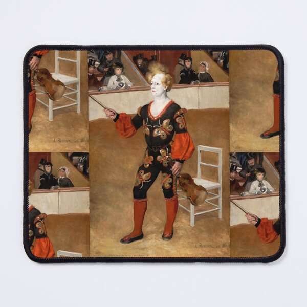 Item preview, The Clown by Pierre-Auguste Renoir: Vintage Circus Fine Art Poster designed and sold by artofuniverse.