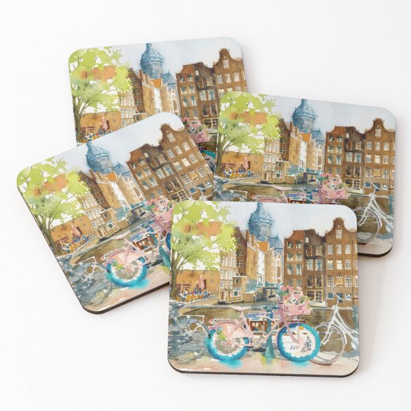 Item preview, Sunny Amsterdam Bicycles designed and sold by caracatita75.